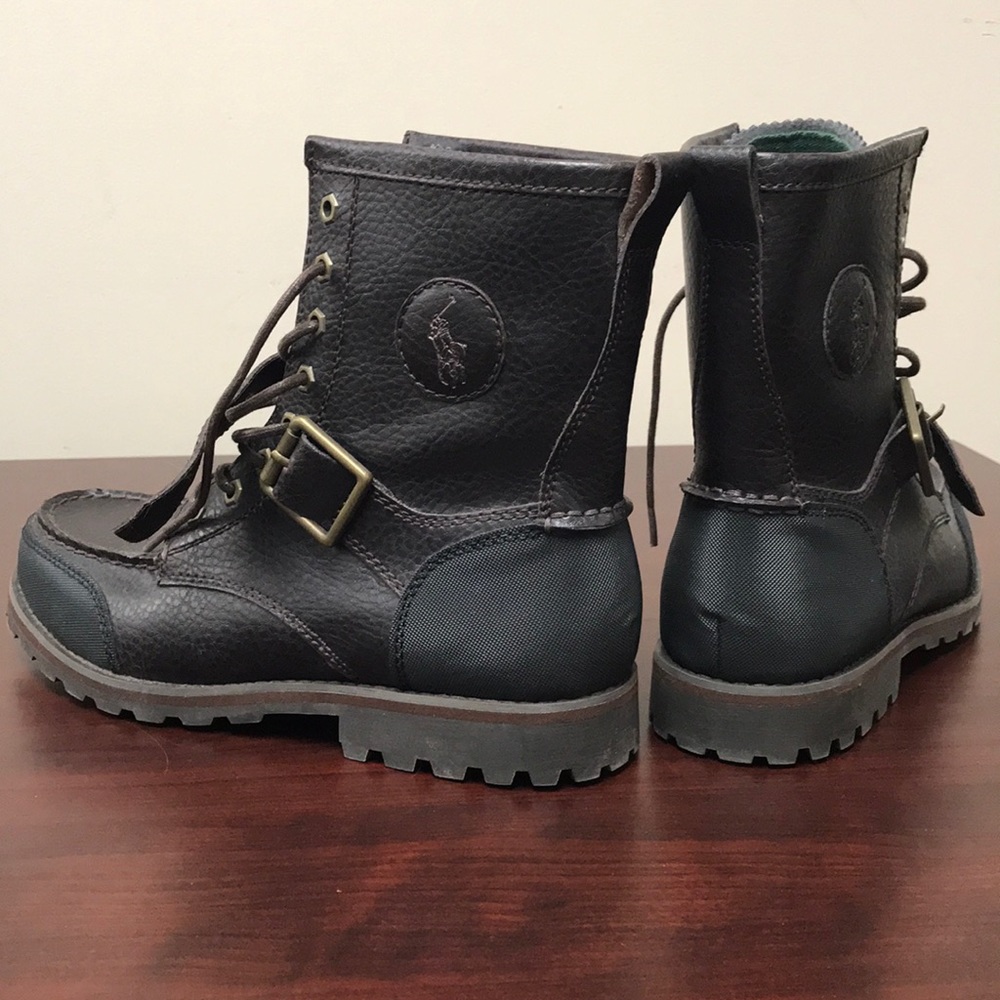 Polo Ralph - Westbrook Briarwood Leather Boots NWT